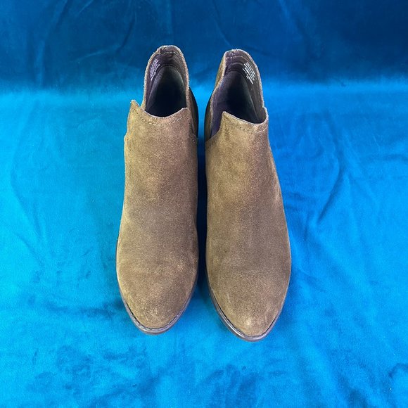 Steve Madden Adelphie Suede Boots Green - Picture 4 of 10